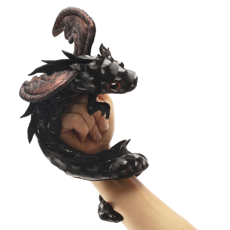 Wristlet Puppet | Midnight Dragon