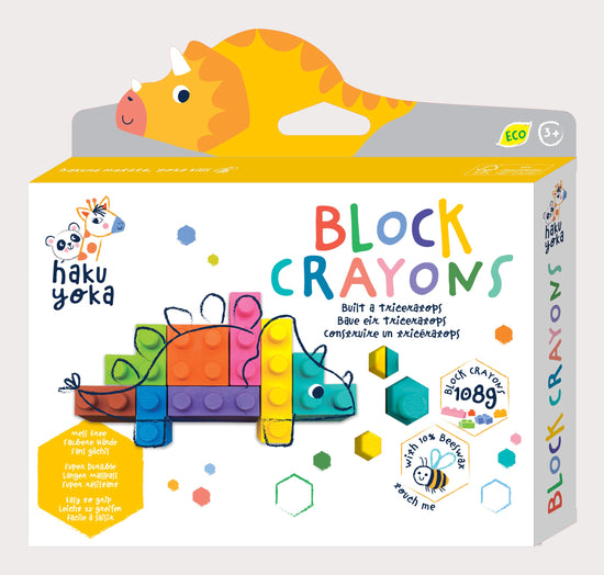 Block Crayons | Triceratops
