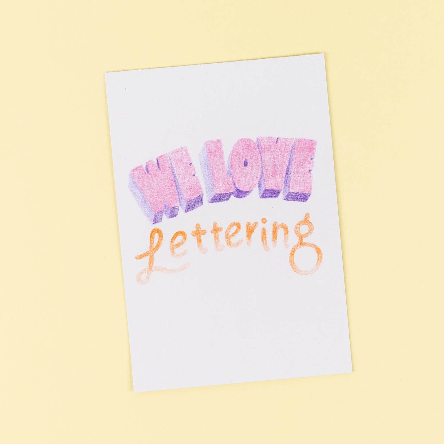 Hand Lettering Set