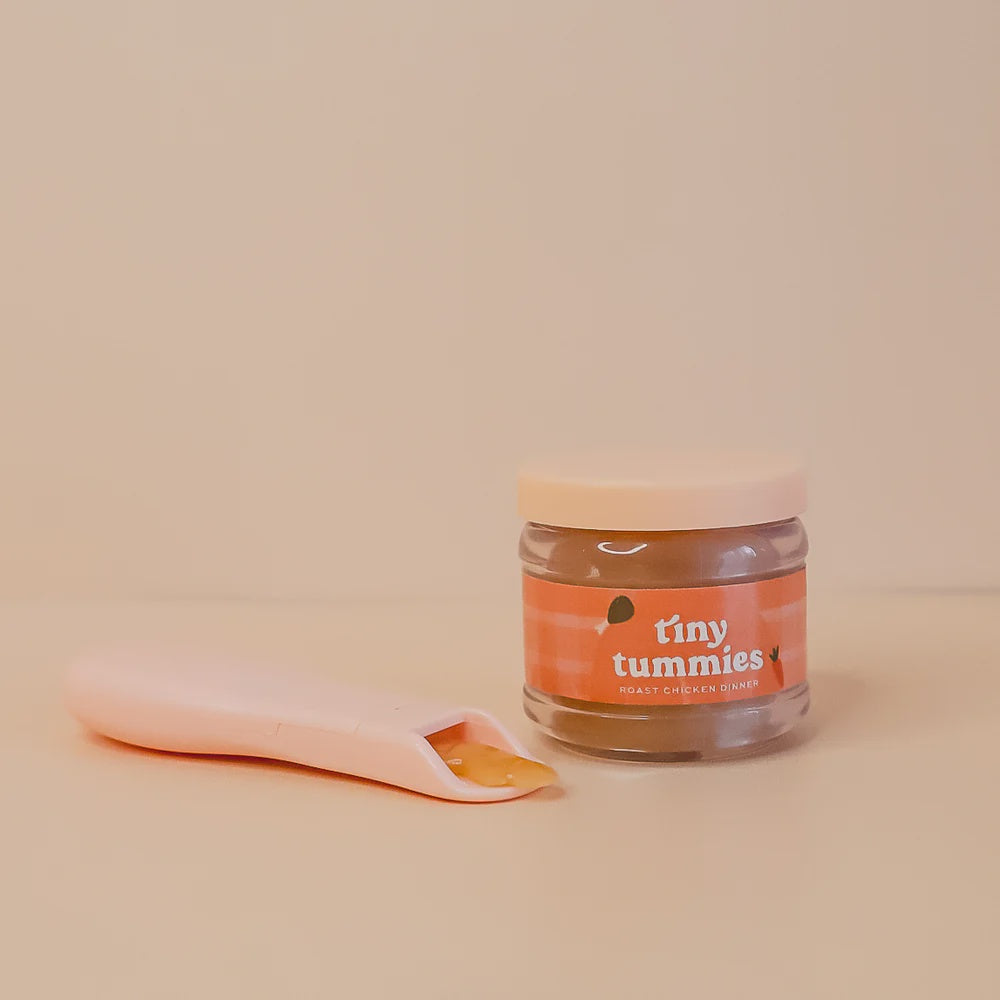 Tiny Tummies Food Jar & Spoon Set | Roast Chicken Dinner