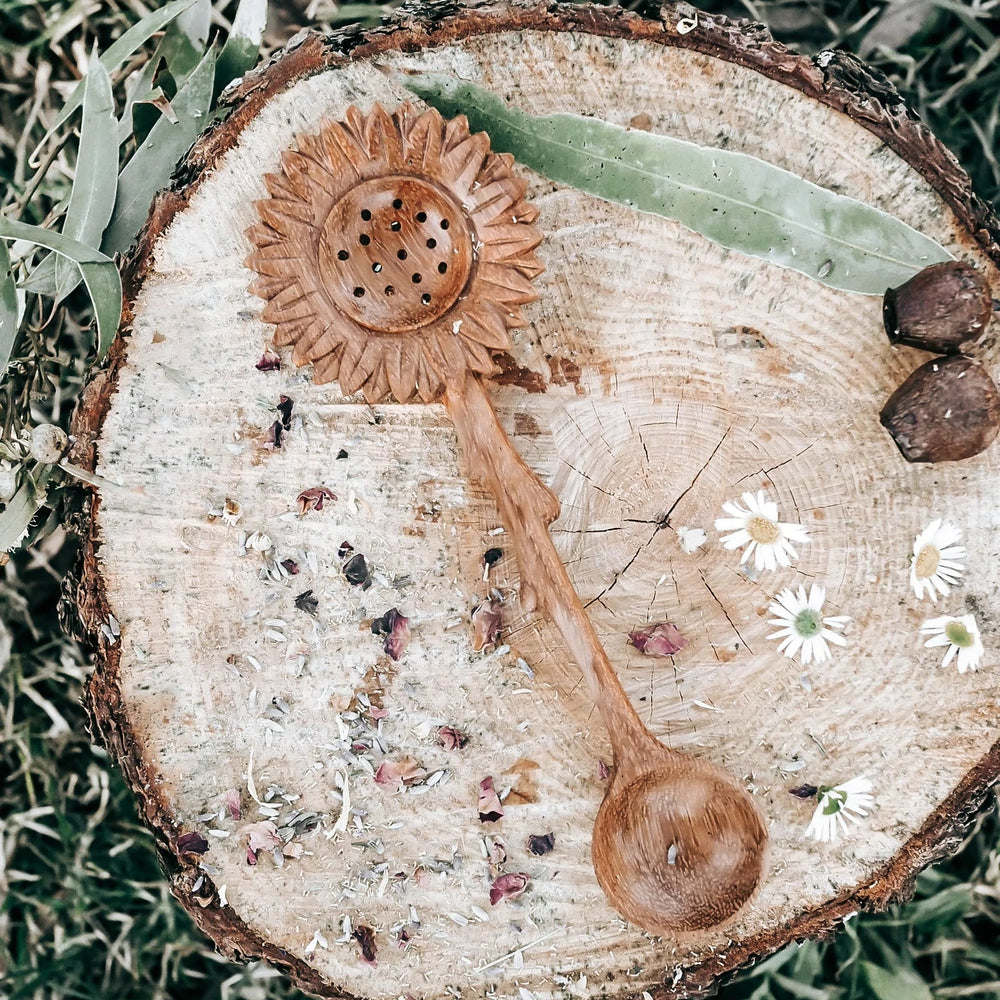 
                      
                        Sunflower Slotted Duo Spoon
                      
                    