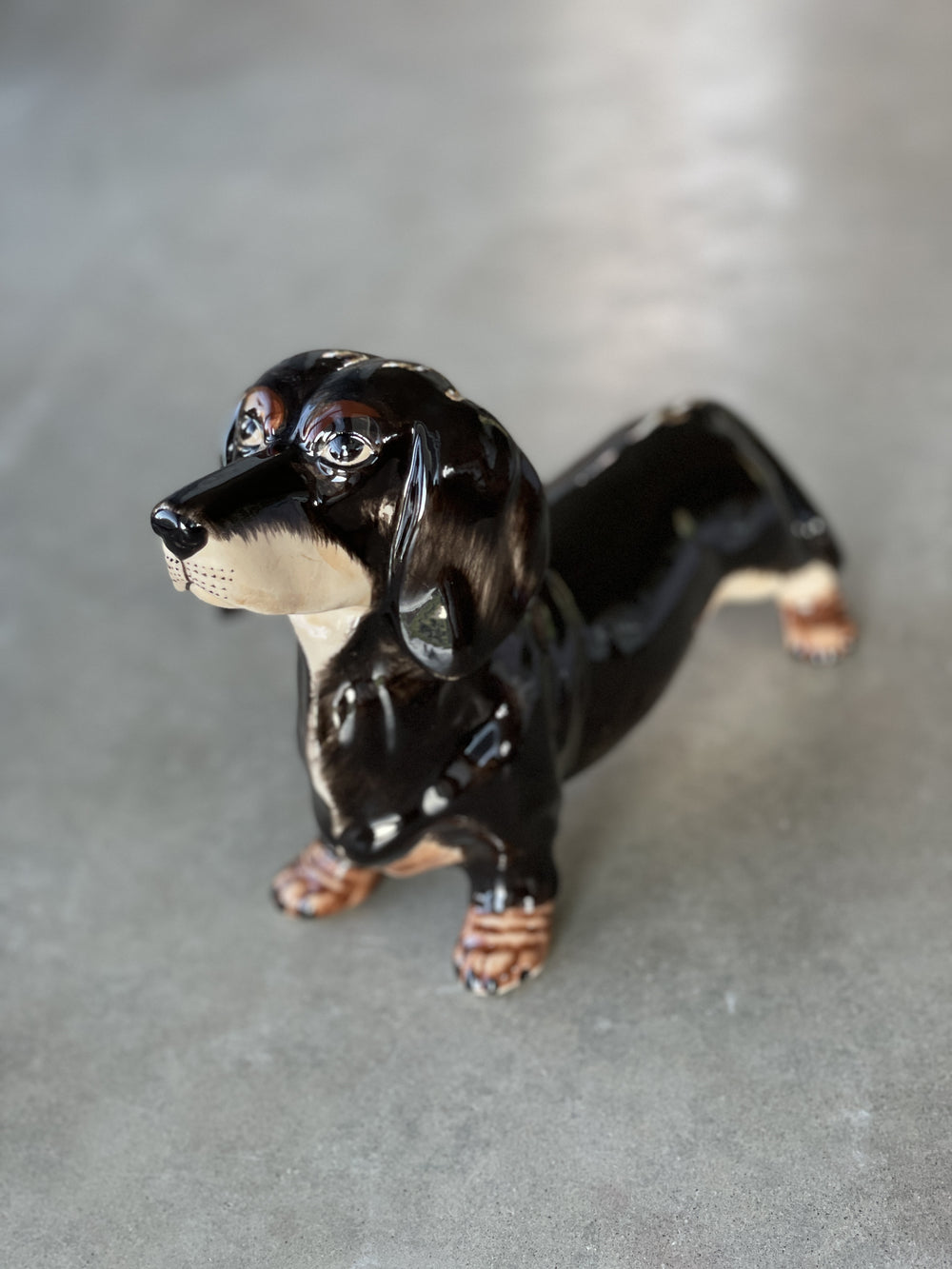 Ceramic Money Box | Black Dachshund