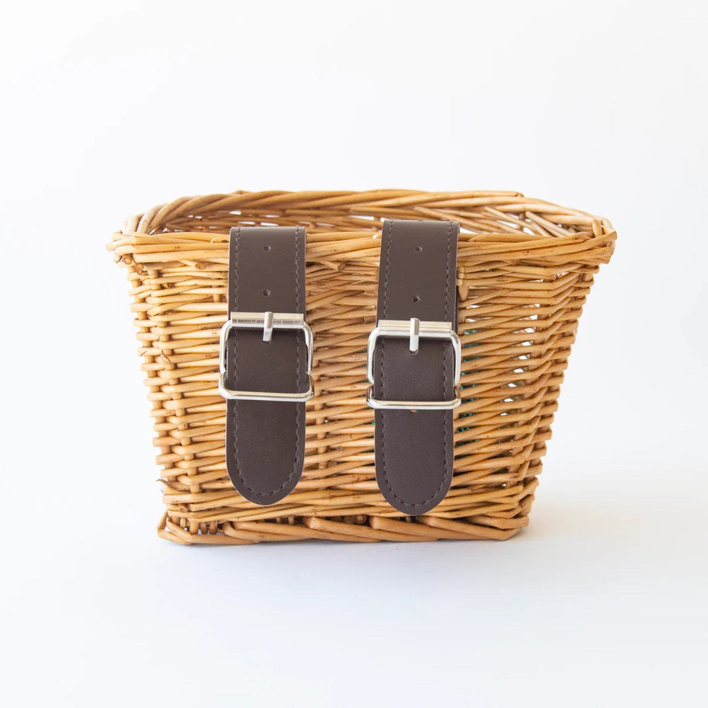 Kids Wicker Bike & Scooter Basket | Brown