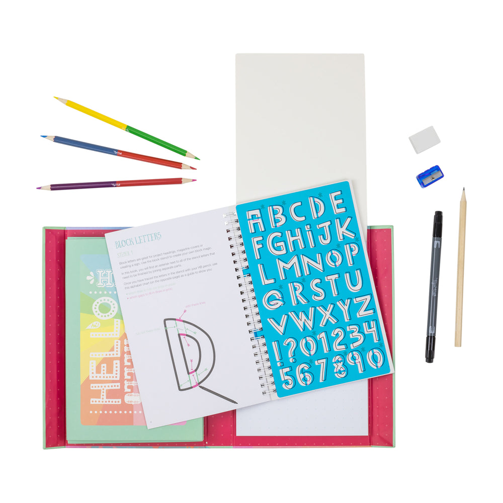 
                      
                        The Lovely Book of Lettering
                      
                    
