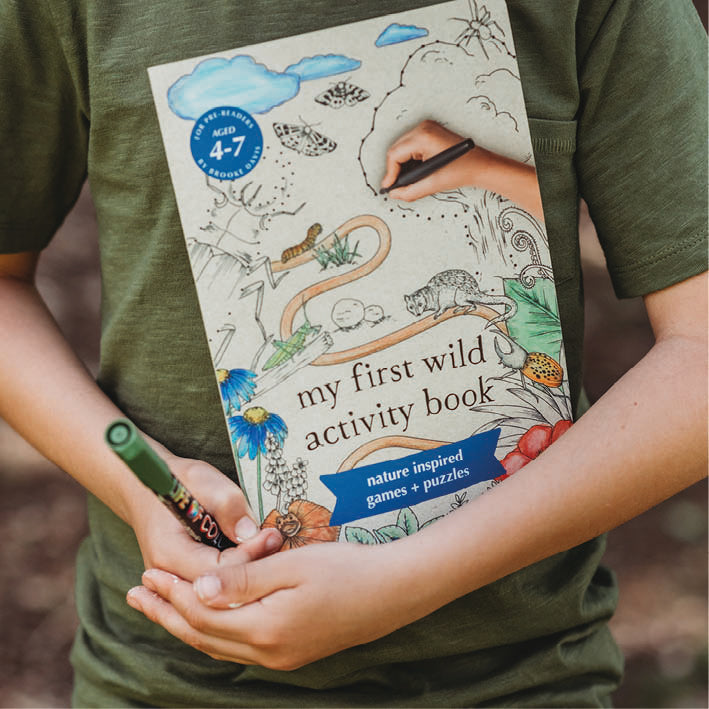 My First Wild Activity Book Nature Inspired Games + Puzzles Kuddly Kids
