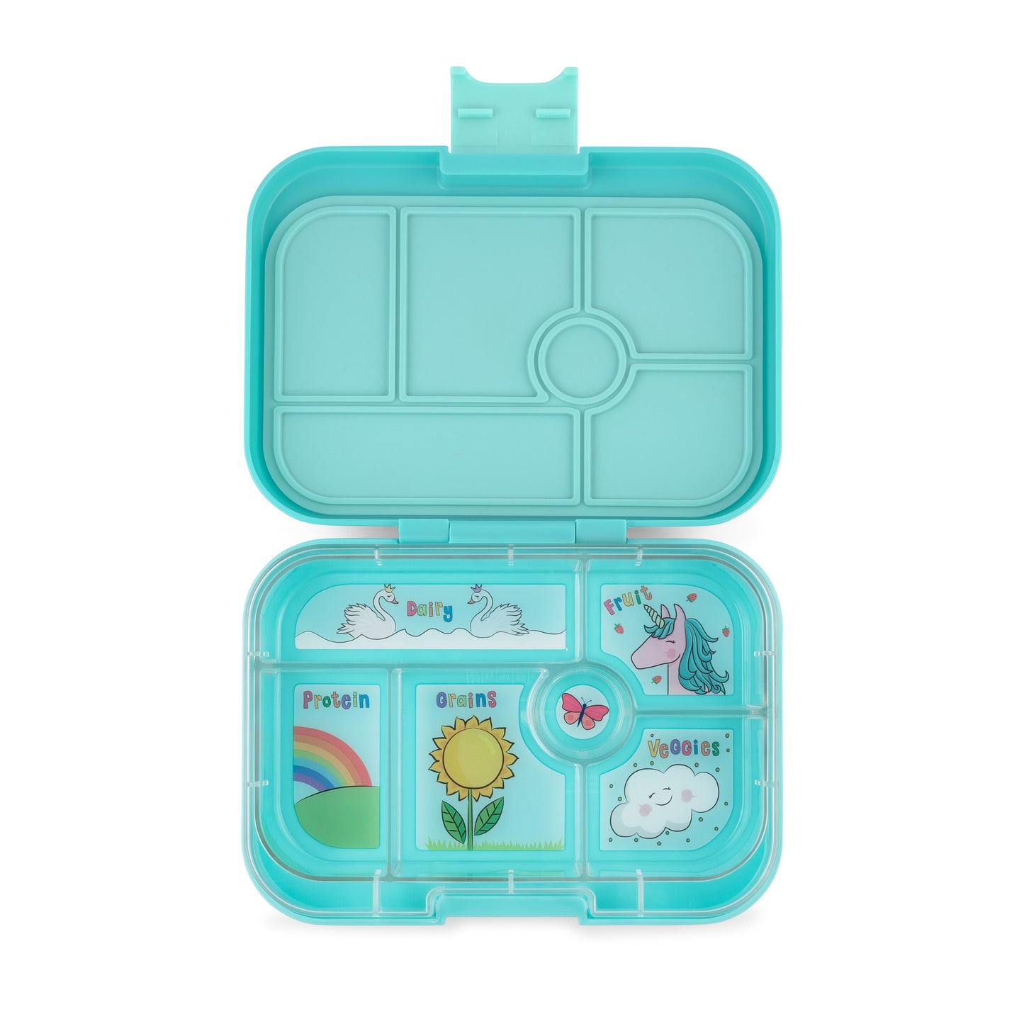Original Bento Lunchbox | Misty Aqua | Unicorn Tray