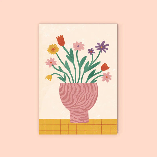 Greeting Card | Flower Vase