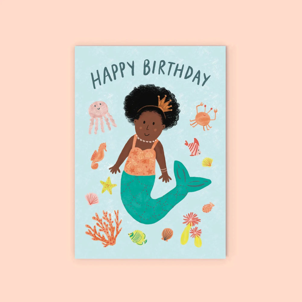 Greeting Card | Mermaid Happy Birthday