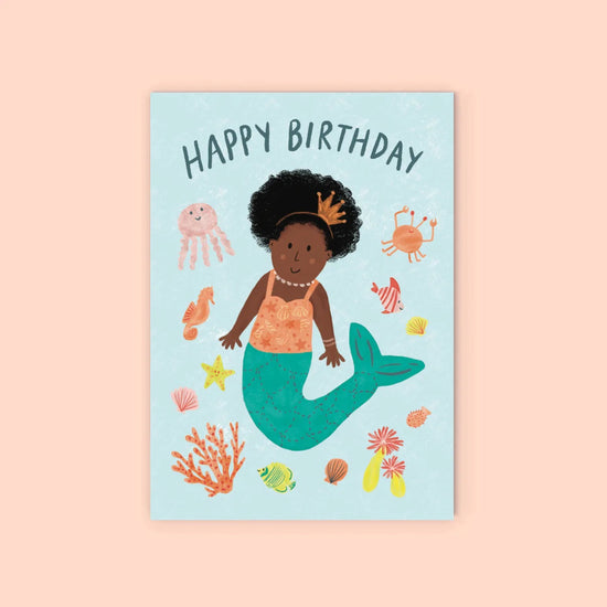 Greeting Card | Mermaid Happy Birthday