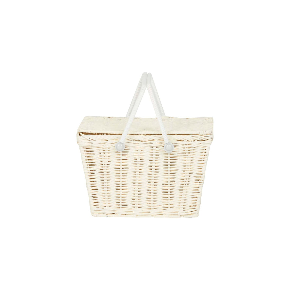 Piki Rattan Basket | Chalk