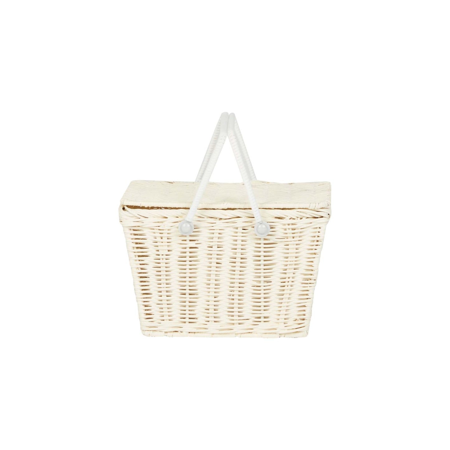 Piki Rattan Basket | Chalk