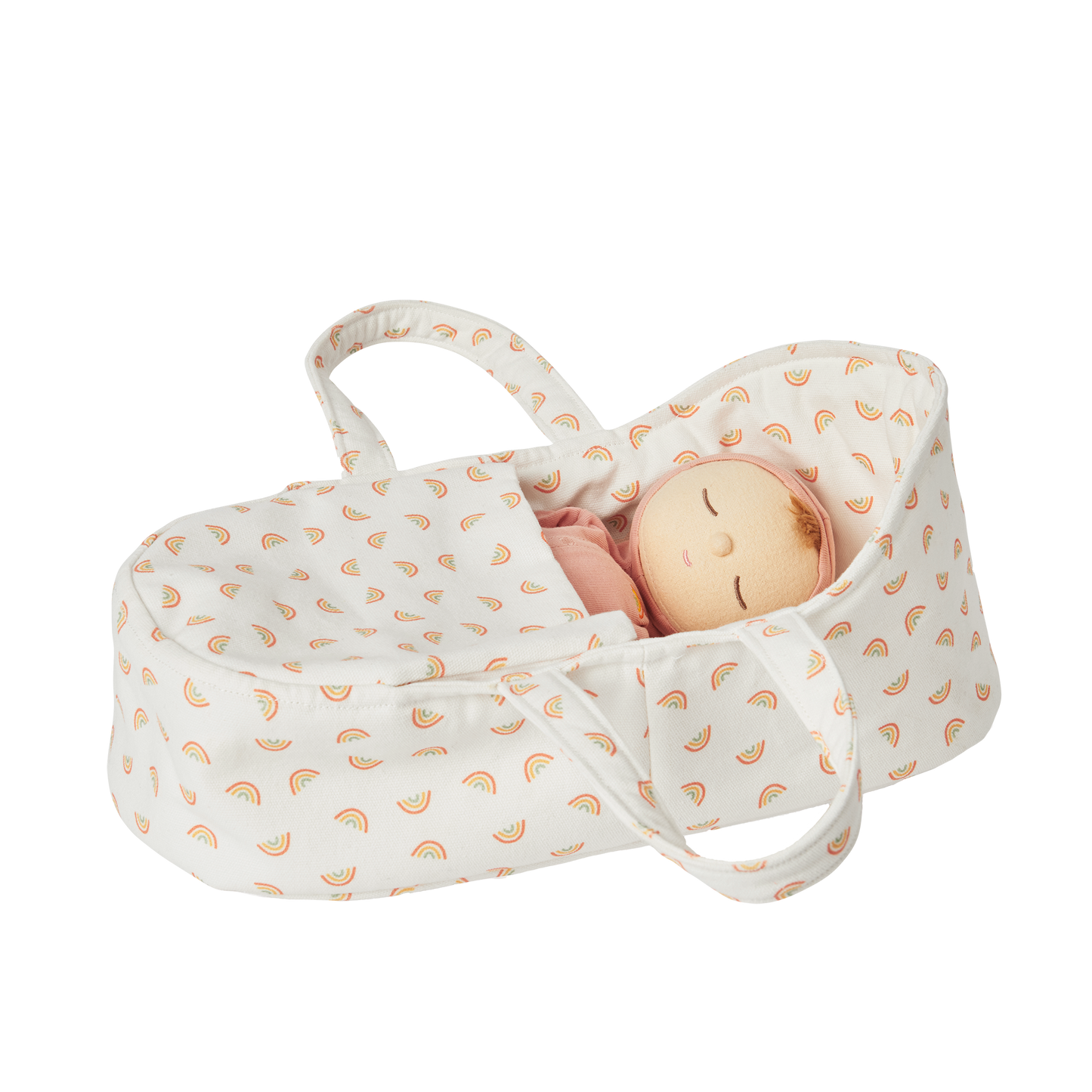 Dinkum Doll Carry Cot | Rainbow