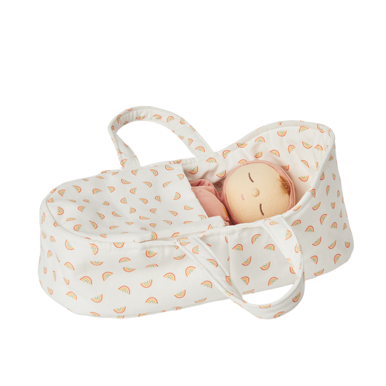 Dinkum Doll Carry Cot | Rainbow