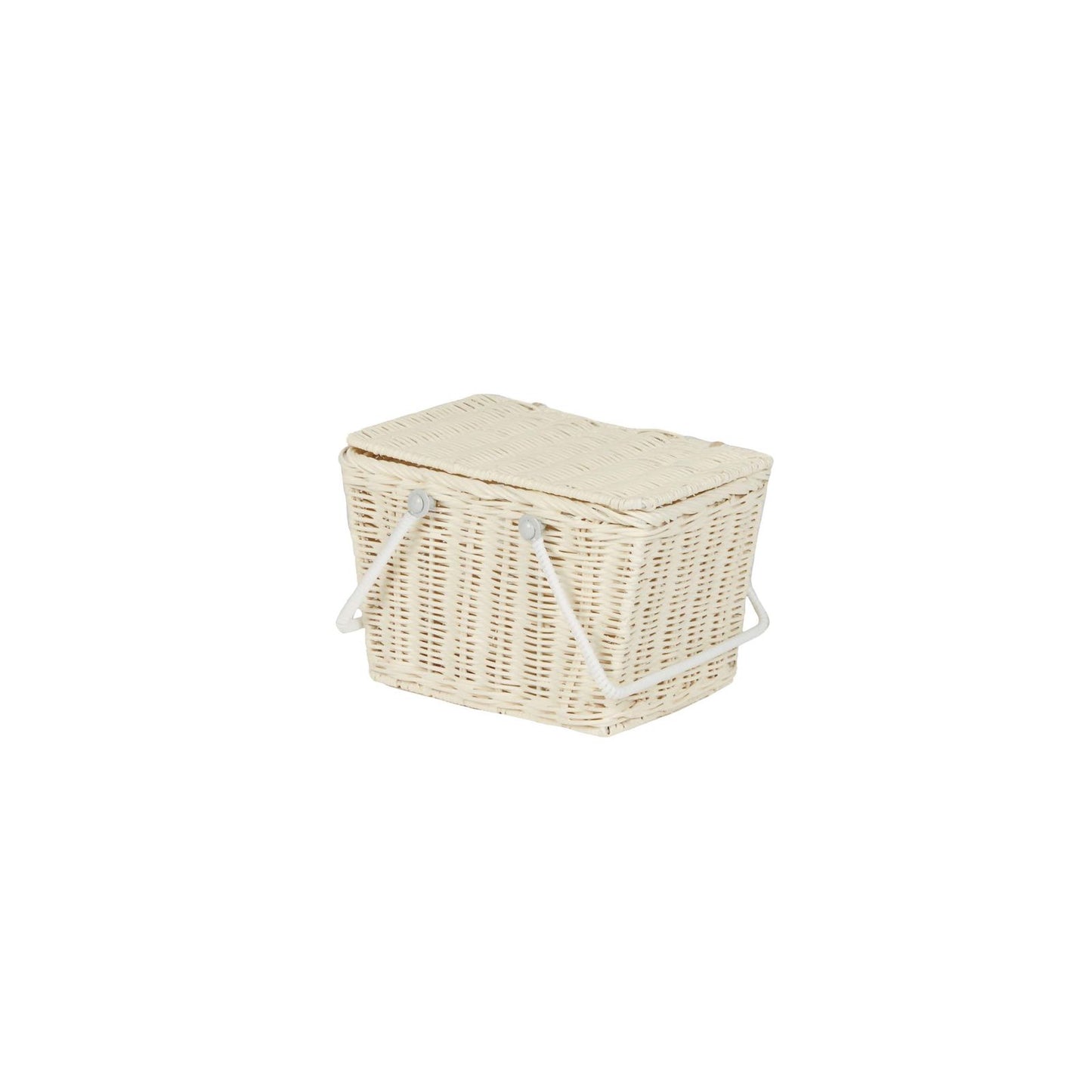 Piki Rattan Basket | Chalk