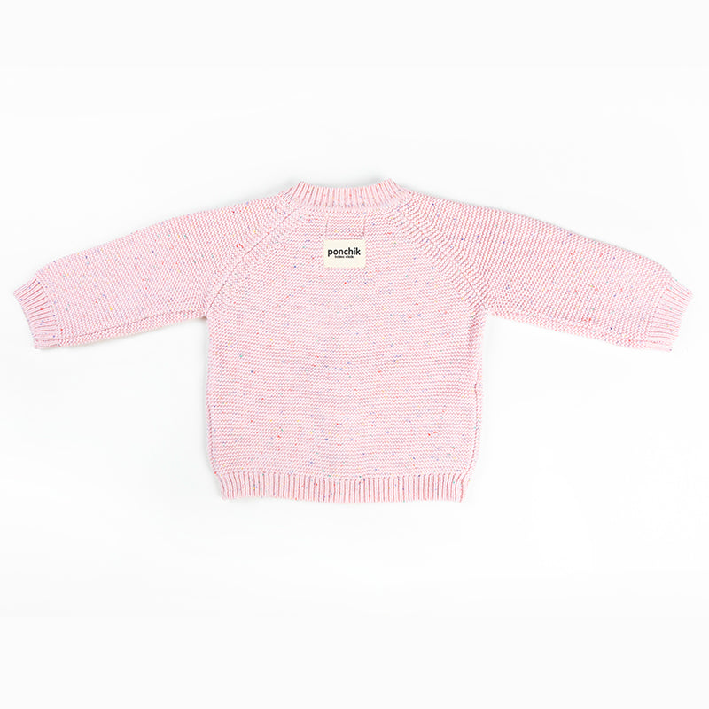 Cotton Knitted Cardigan | Love Speckle Knit