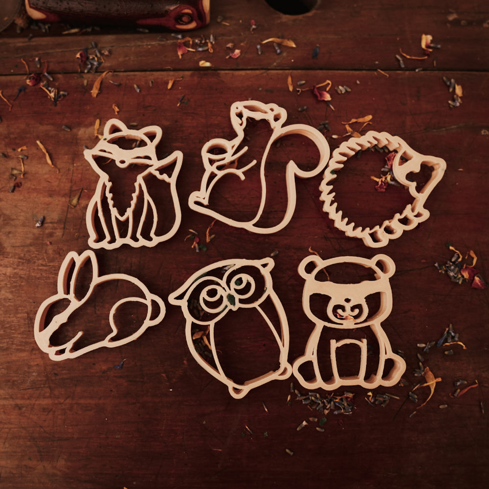 Mini Eco Cutter Set|  Woodland Animals