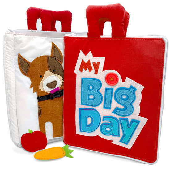 Fabric Activity Book | My Big Day | Red Cover
