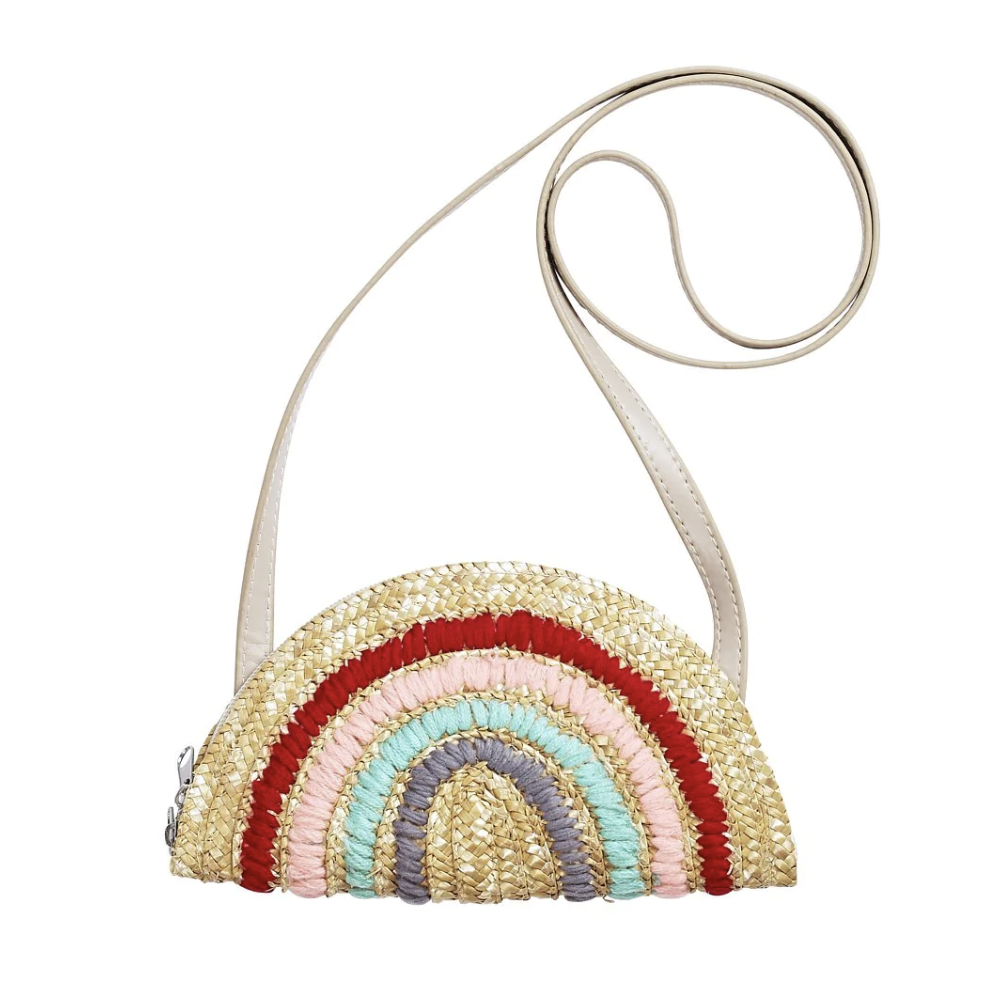 Rainbow Straw Bag