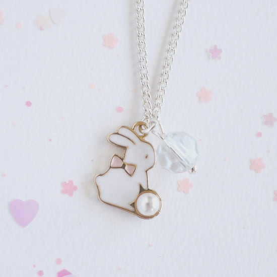Bunny Necklace | Silver Chain