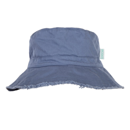 Frayed Bucket Hat | Sky Blue