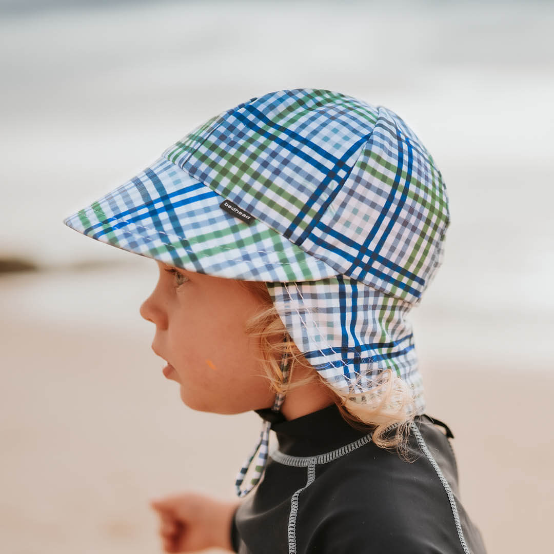 Beach Legionnaire Hat | Check Print