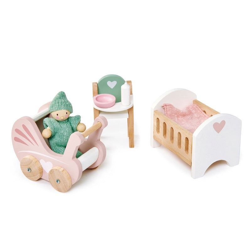 Dovetail Doll House Nursery Set