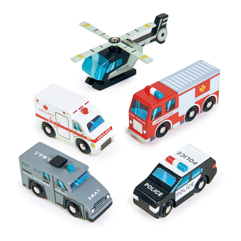 Wooden Emergency Vehicles