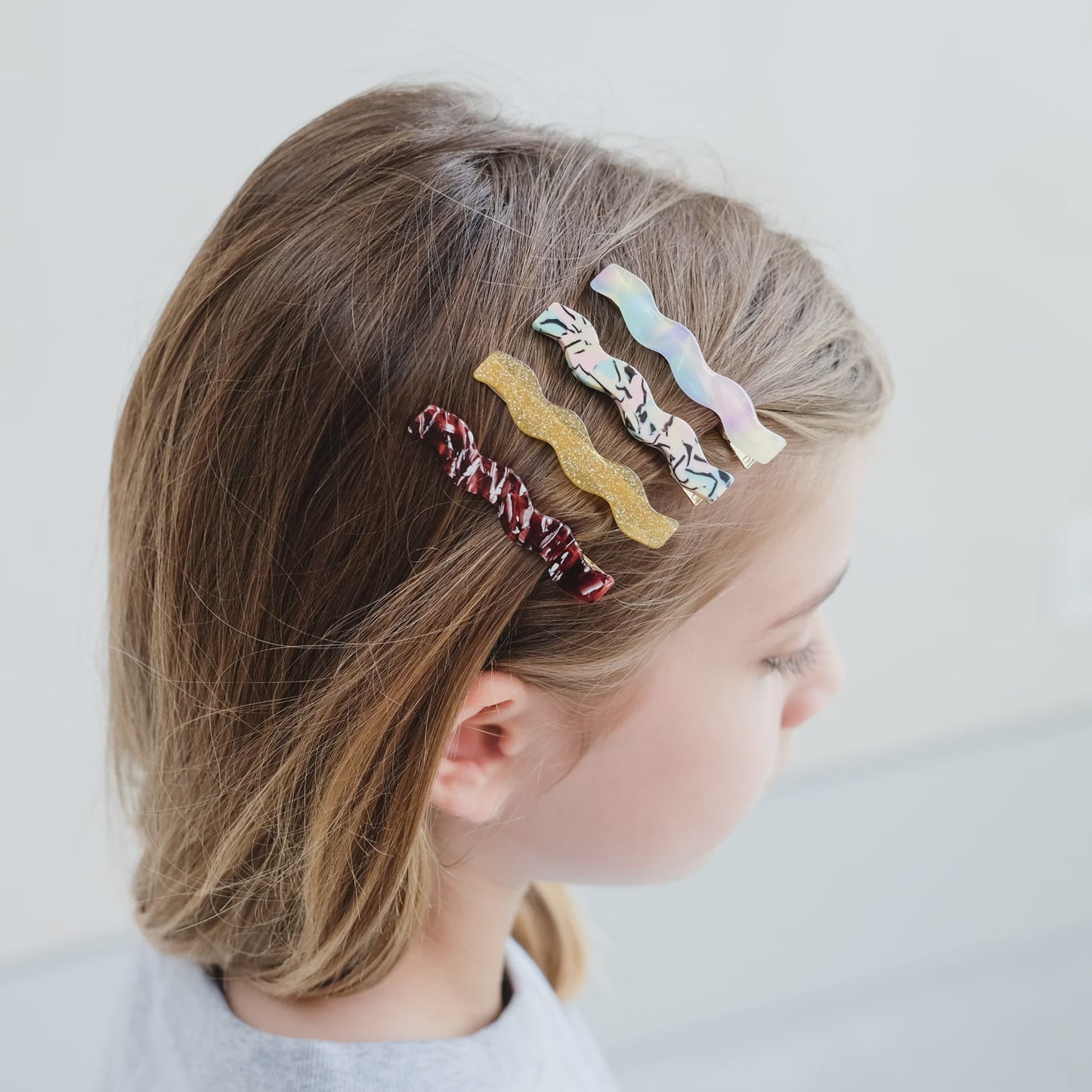 Acetate Clips | Wavy