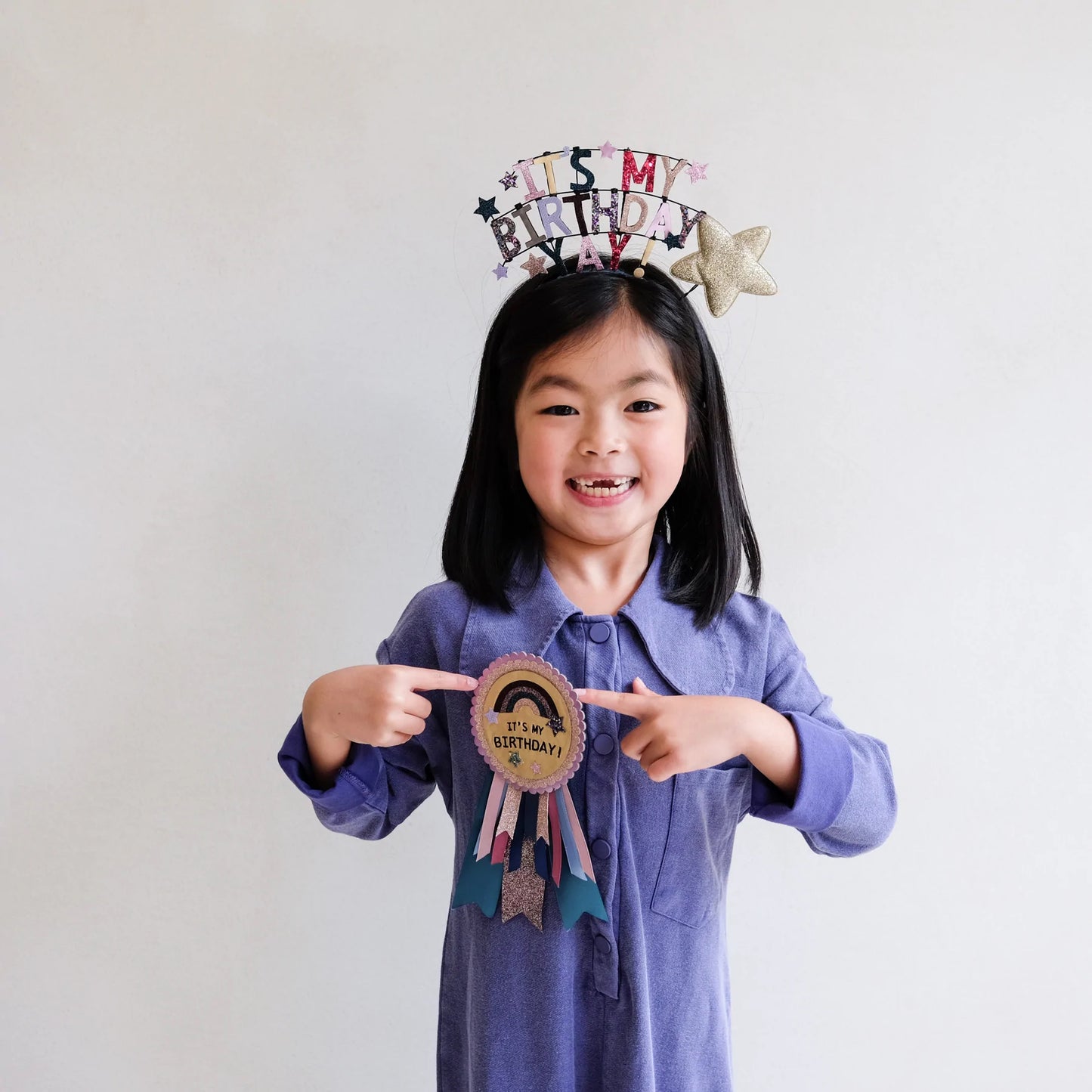 Mimi & Lula Birthday Rosette - Hooray Mimi & Lula Birthday Rosette - Hooray