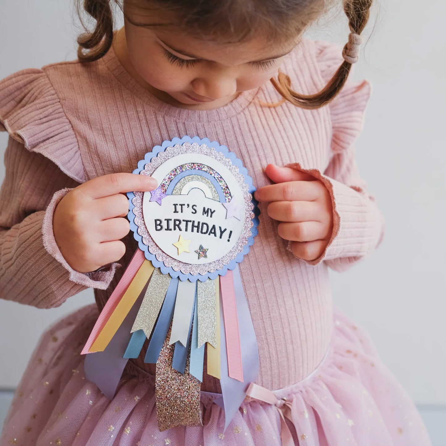 Birthday Rosette | Space Unicorn