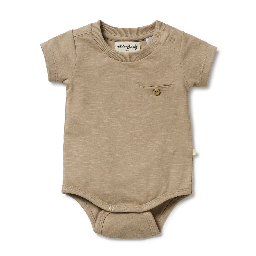 Driftwood Organic Pocket Bodysuit