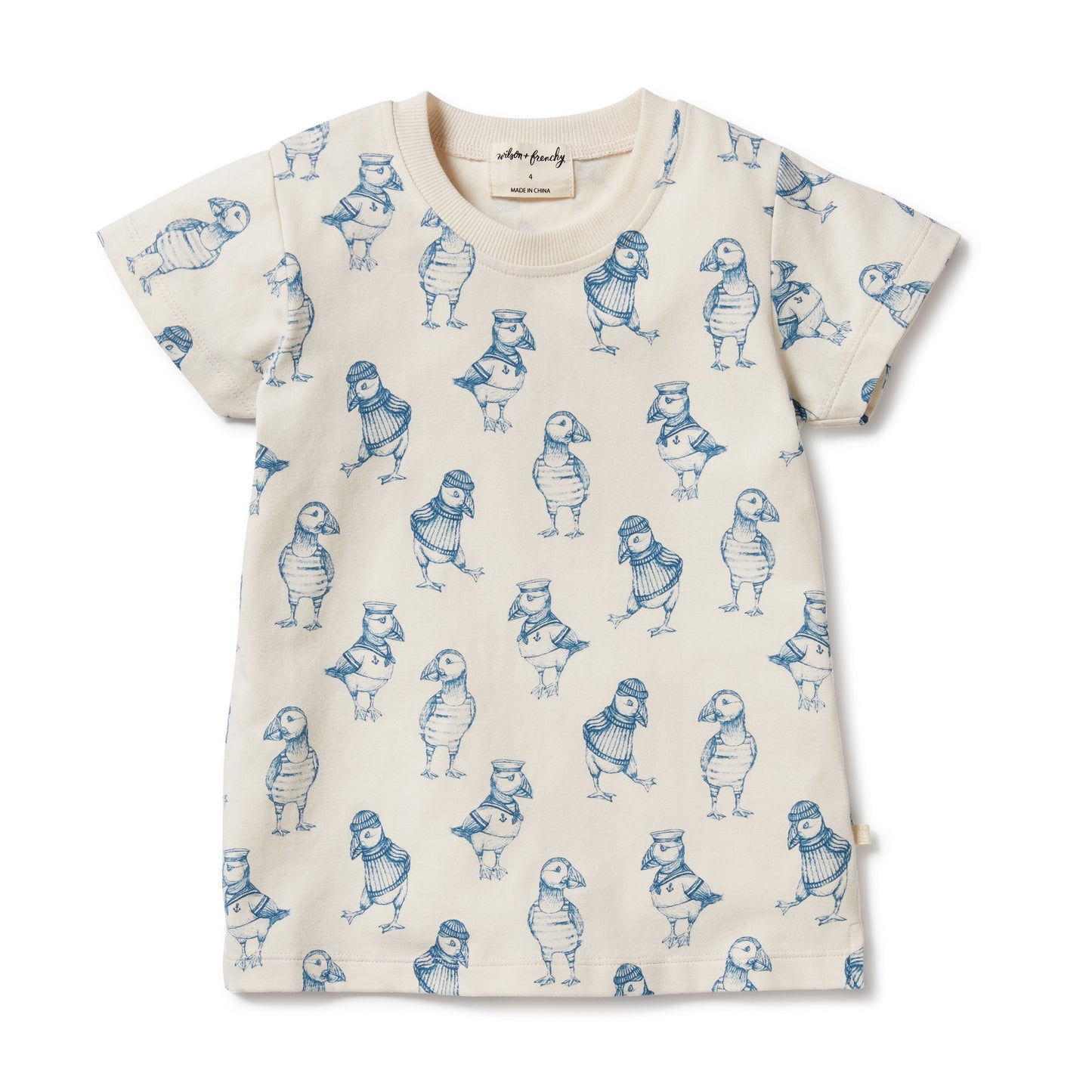 Petit Puffin Organic Tee | Big Kids