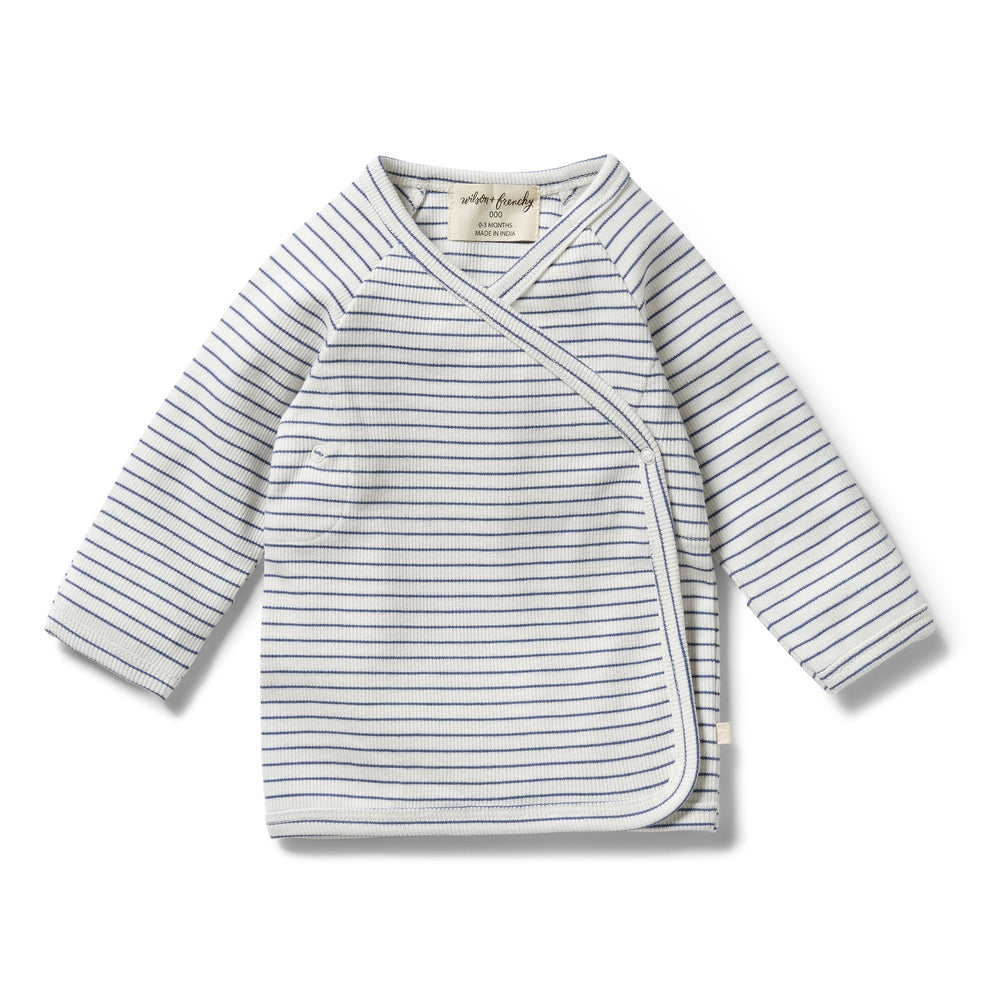 
                      
                        Stripe Rib Kimono | Blue Depths
                      
                    