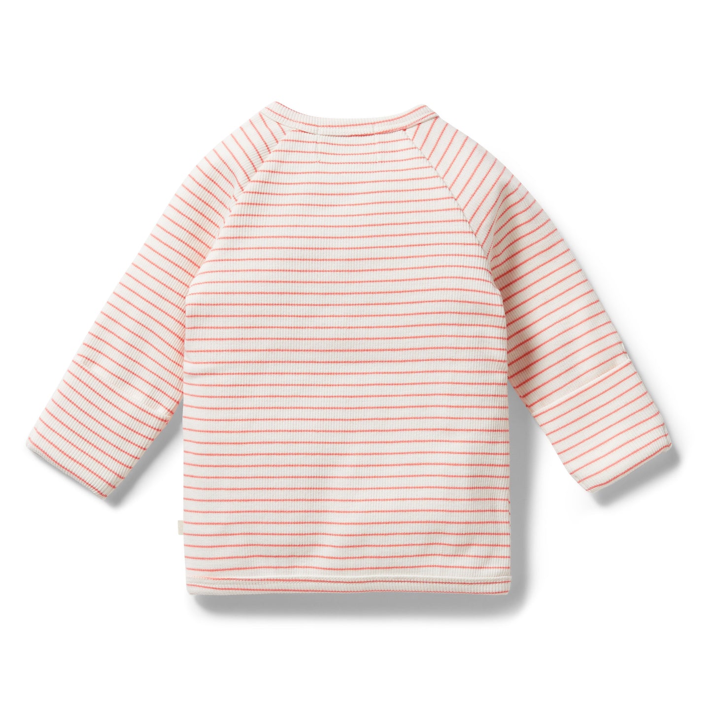 Stripe Rib Kimono | Coral