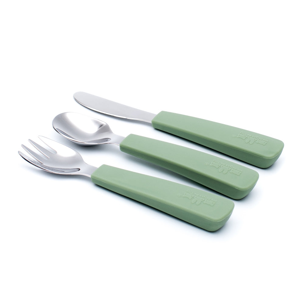 Toddler Feedie Cutlery Set | Sage