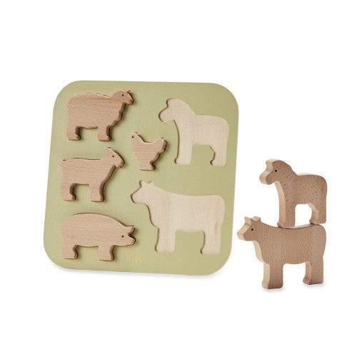 Wooden Puzzle | Farm Animals