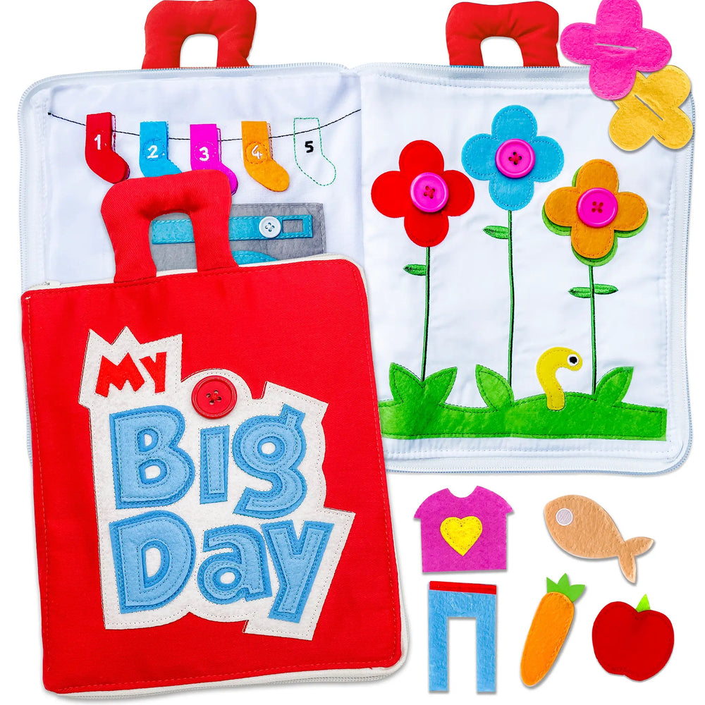 Fabric Activity Book | My Big Day | Red Cover
