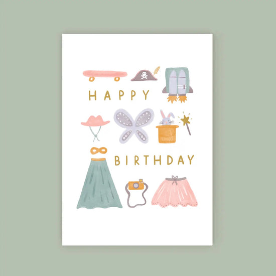 Greeting Card | Happy Birthday Kids Costume Box