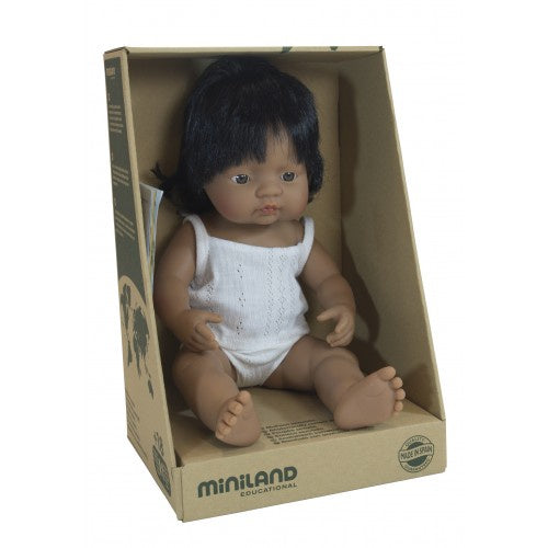 Anatomically Correct Baby | Hispanic Girl | 38 cm