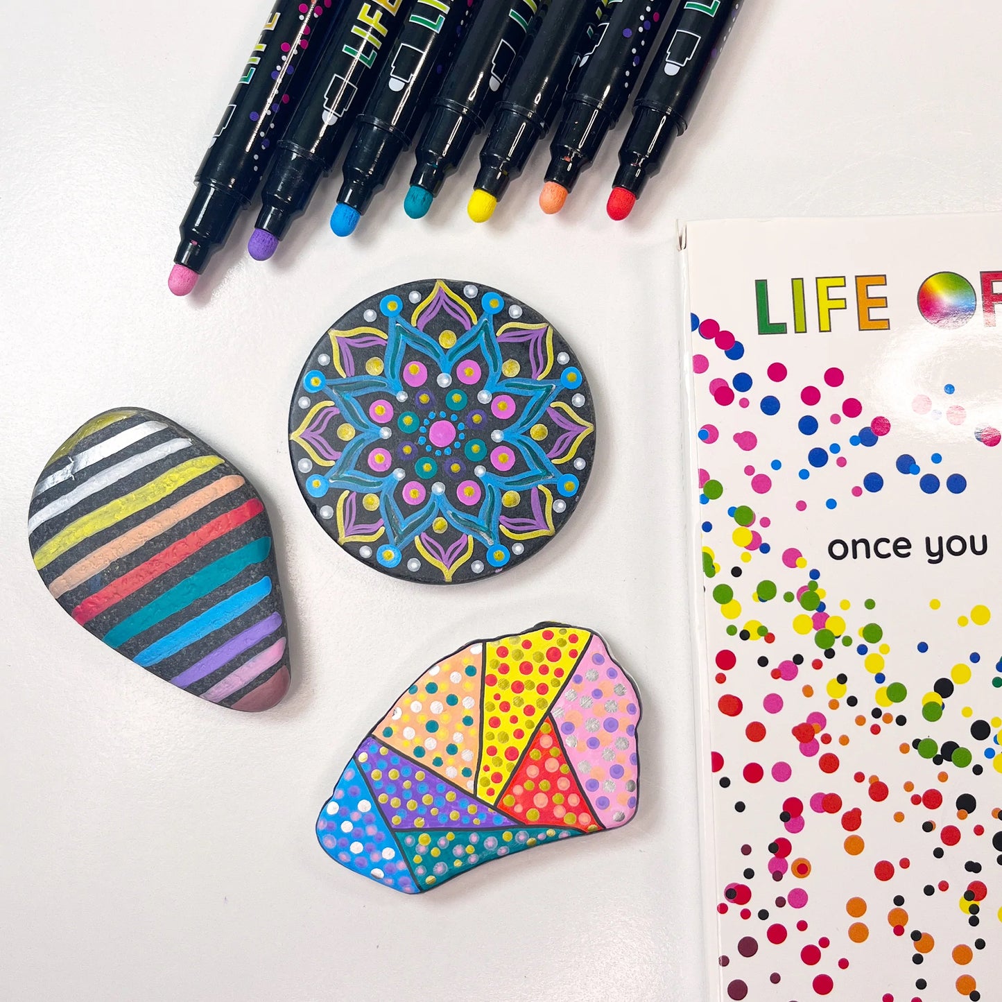 Dot Markers | Acrylic Paint Pens | Classic Colours
