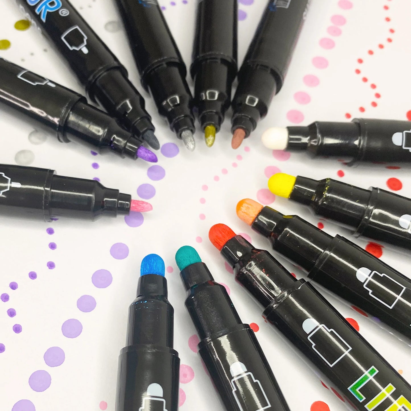 Dot Markers | Acrylic Paint Pens | Classic Colours