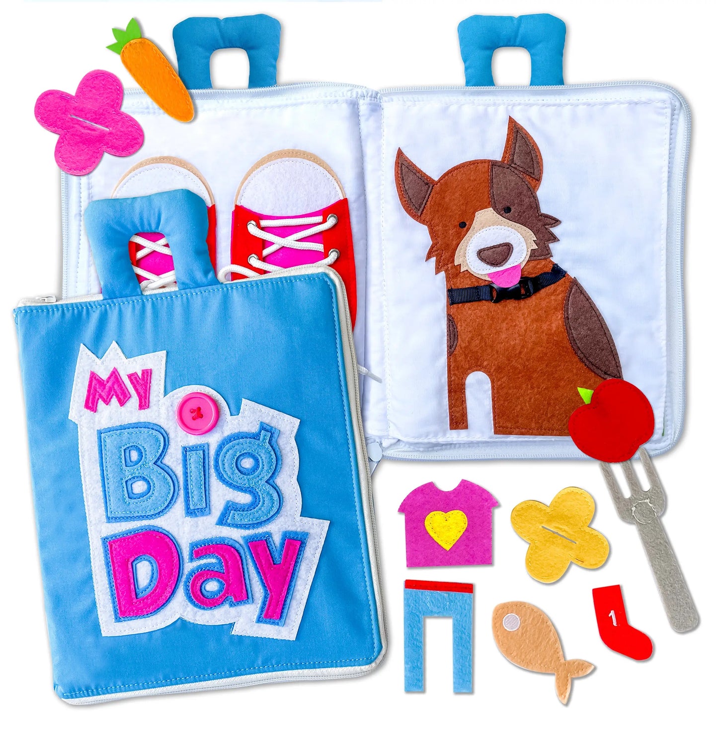 Fabric Activity Book | My Big Day | Blue Cover