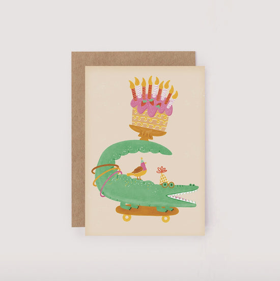 Mini Card | Crocodile