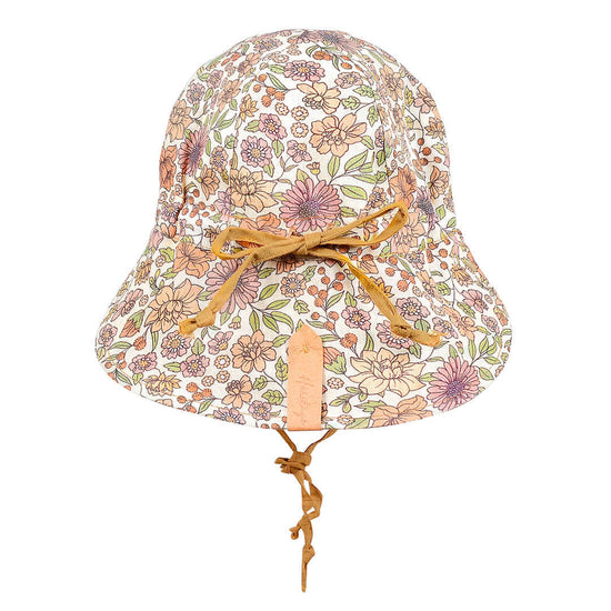 Lounger | Baby Reversible Flap Sun Hat | Matilda / Maize