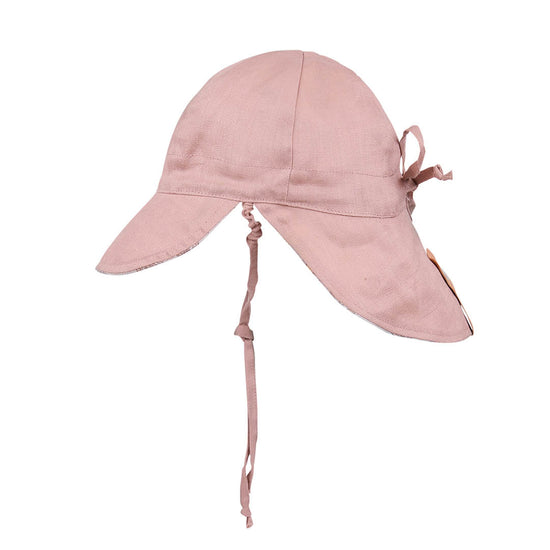 Lounger | Baby Reversible Flap Sun Hat | Penelope / Rosa