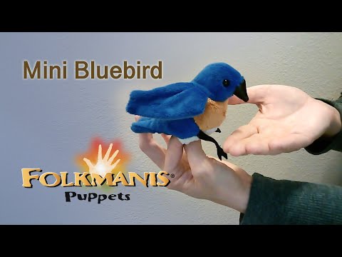 Finger Puppet | Mini Bluebird