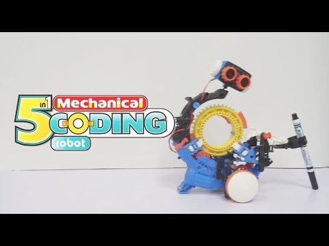 Load and play video in Gallery viewer, 5 in 1 Mechanical Coding Robot
