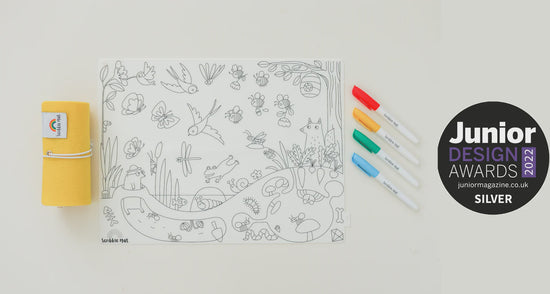 Load image into Gallery viewer, Original Reusable Scribble Mat | In The Garden
