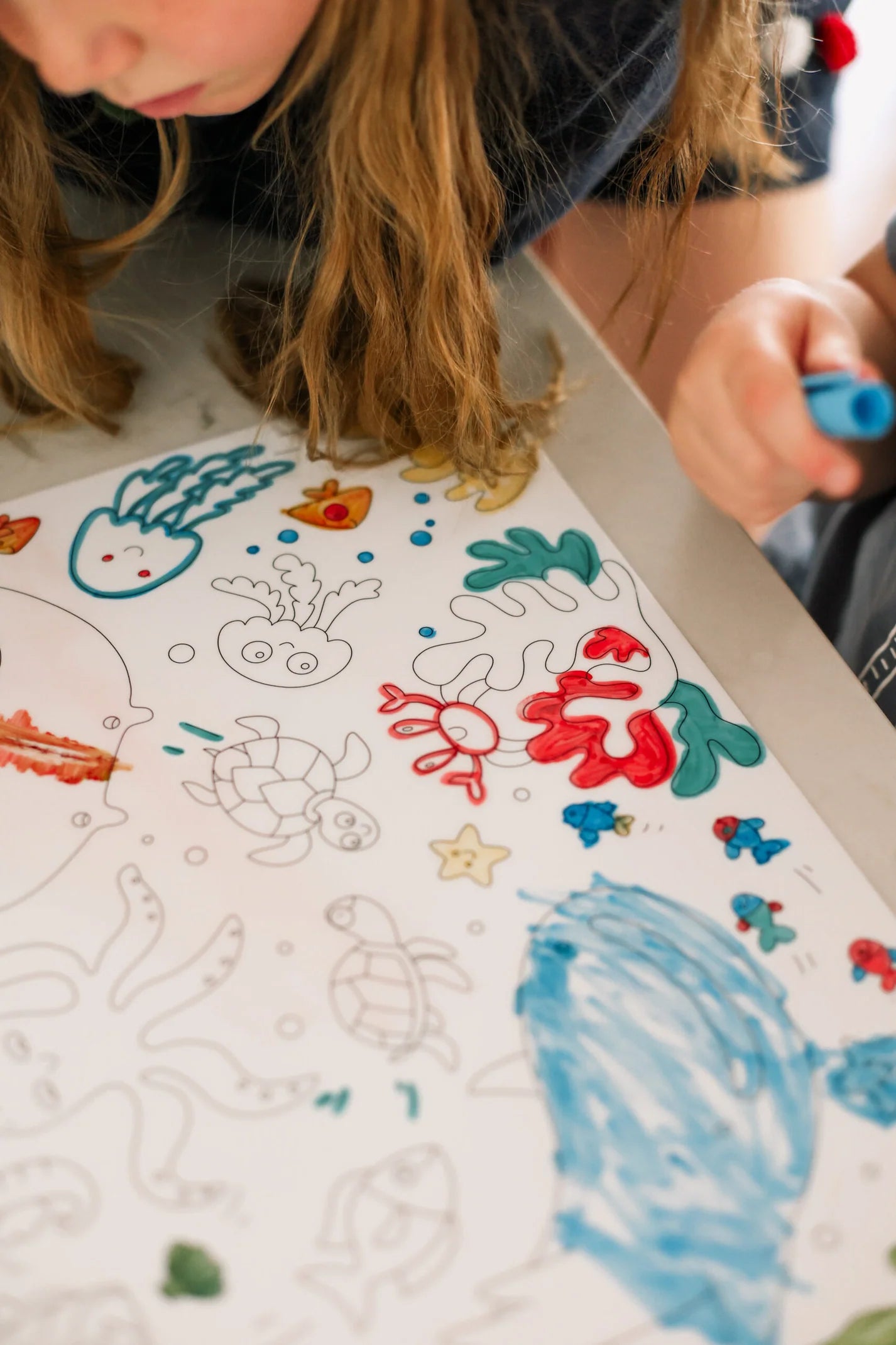 Load image into Gallery viewer, Original Reusable Scribble Mat | Under The Sea
