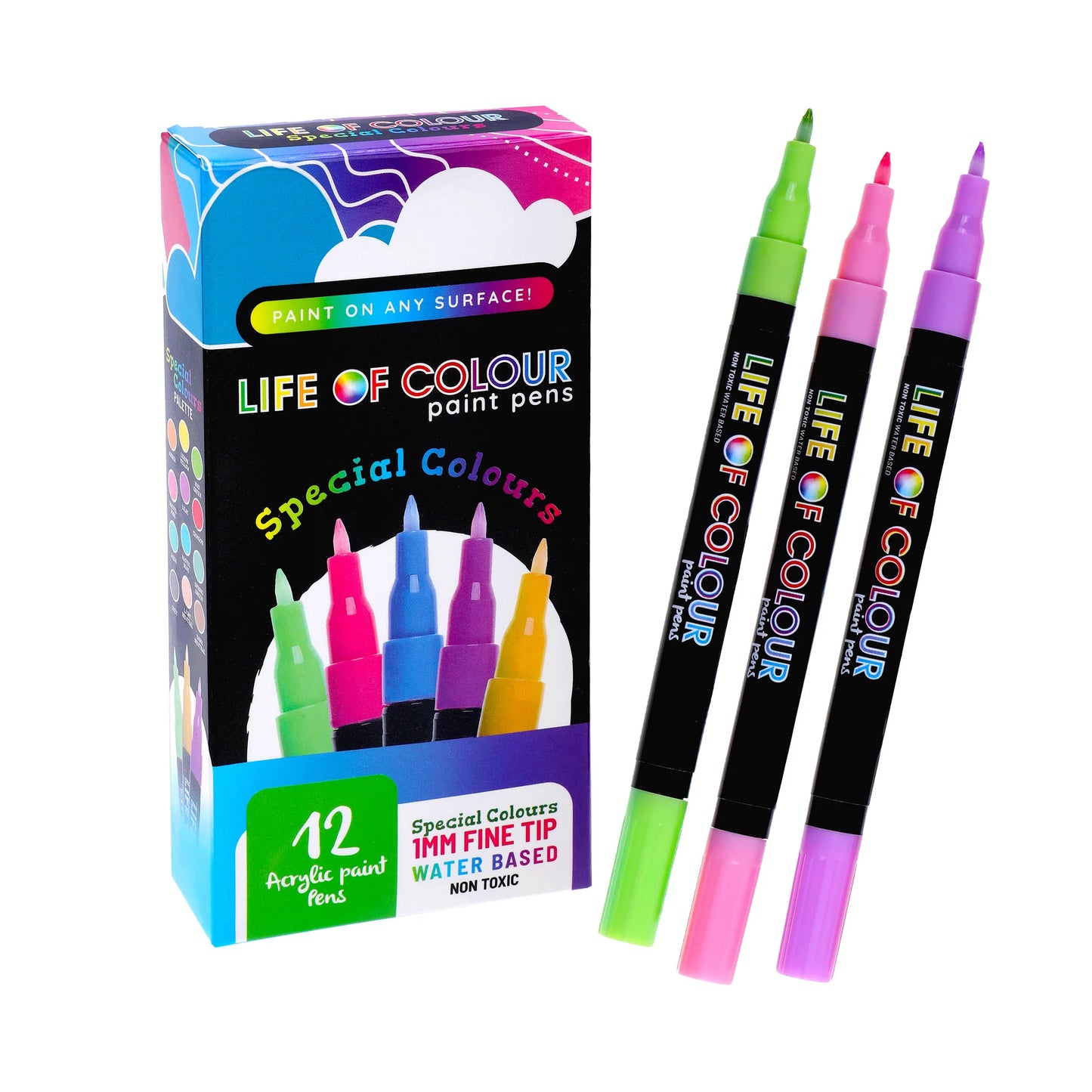 Fine Tip Acrylic Paint Pens | Special Colours